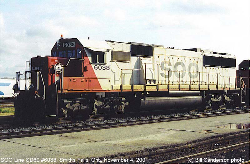 Soo 6038 At Smiths Falls On
